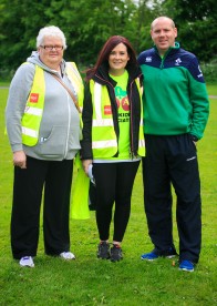 ***NO FEE PIC *** 20/05/2017 Members of the Gleeson family Maura, Caroline & Alan all from Kerry during the Irish Kidney Association's Run for a Life family fun run which will take place this Saturday 20th May at Corkagh Park, Clondalkin, Dublin. The IKA's Run for a Life is a charity fundraiser and celebrates the gift of life and aims to raise awareness about the vital importance of organ donation and transplantation. Now in its 9th year Run for a Life is open to people of all ages with the option of walking, jogging or running competitively in either a chip timed 2.5km, 5km or 10km distance. Based on last year's attendance over 500 people are expected to register for the event. For more information on the event visit website www.runforalife.ie For organ donor cards Freetext DONOR to 50050 or visit website www.ika.ie/card You can now download the IKAs new digital donor card by visiting www.donor.ie on your smartphone. Your wishes to be an organ donor can also be included on the new format driving licence which is represented by Code 115. Photo: Arthur Carron
